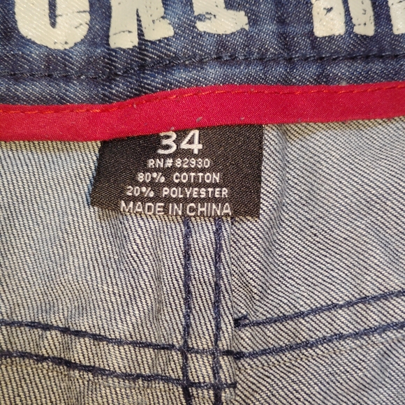 MEN'S DENIM SHORTS Smoke Rise Blue - Picture 8 of 14